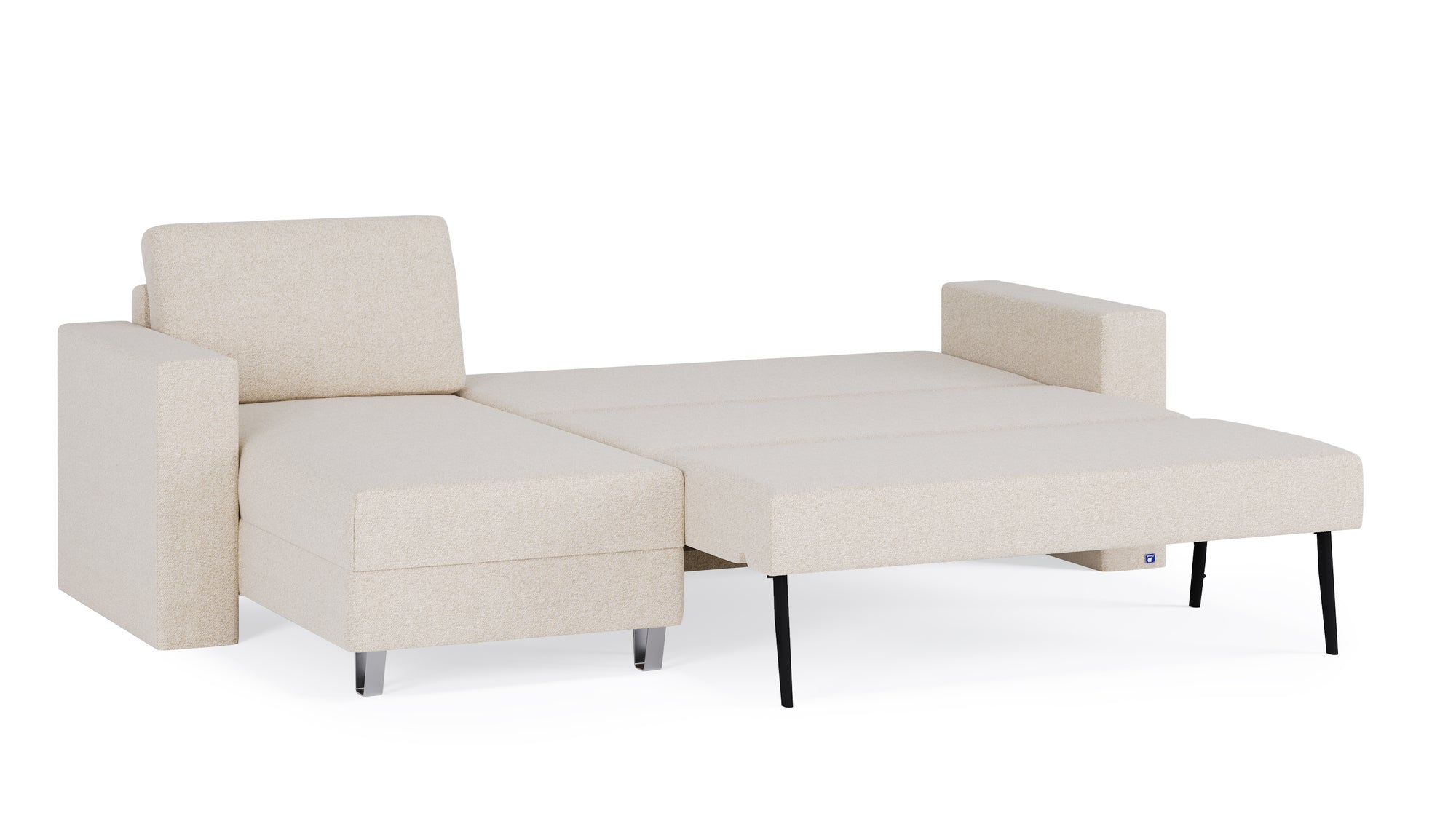 Schlafsofa von Bruno – 140 cm, in Glory Soft Beige