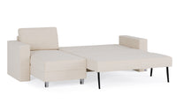 Schlafsofa von Bruno – 140 cm, in Glory Soft Beige
