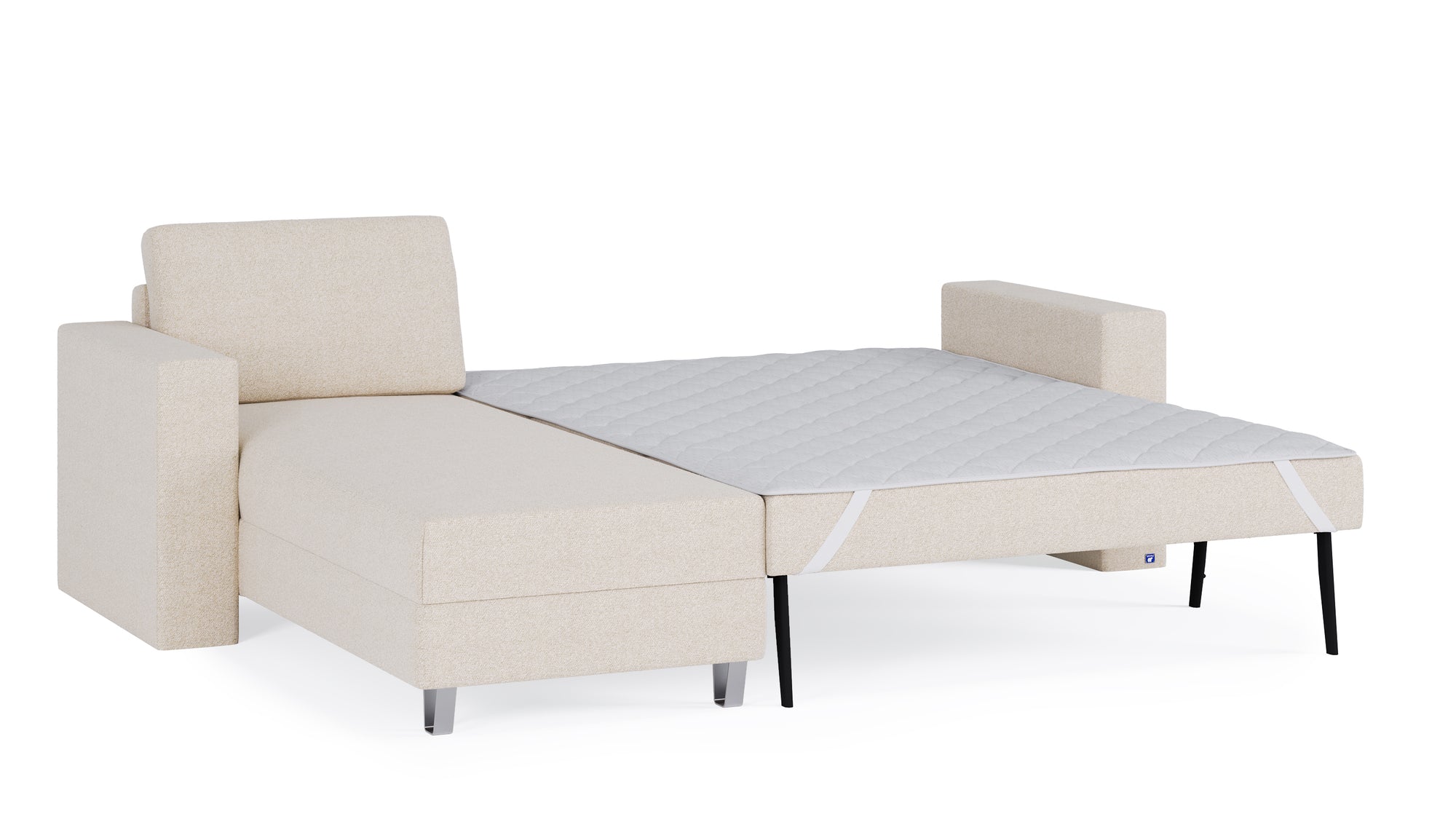 Schlafsofa von Bruno – 140 cm, in Glory Soft Beige