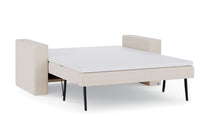 Schlafsofa von Bruno – 140 cm, in Glory Soft Beige