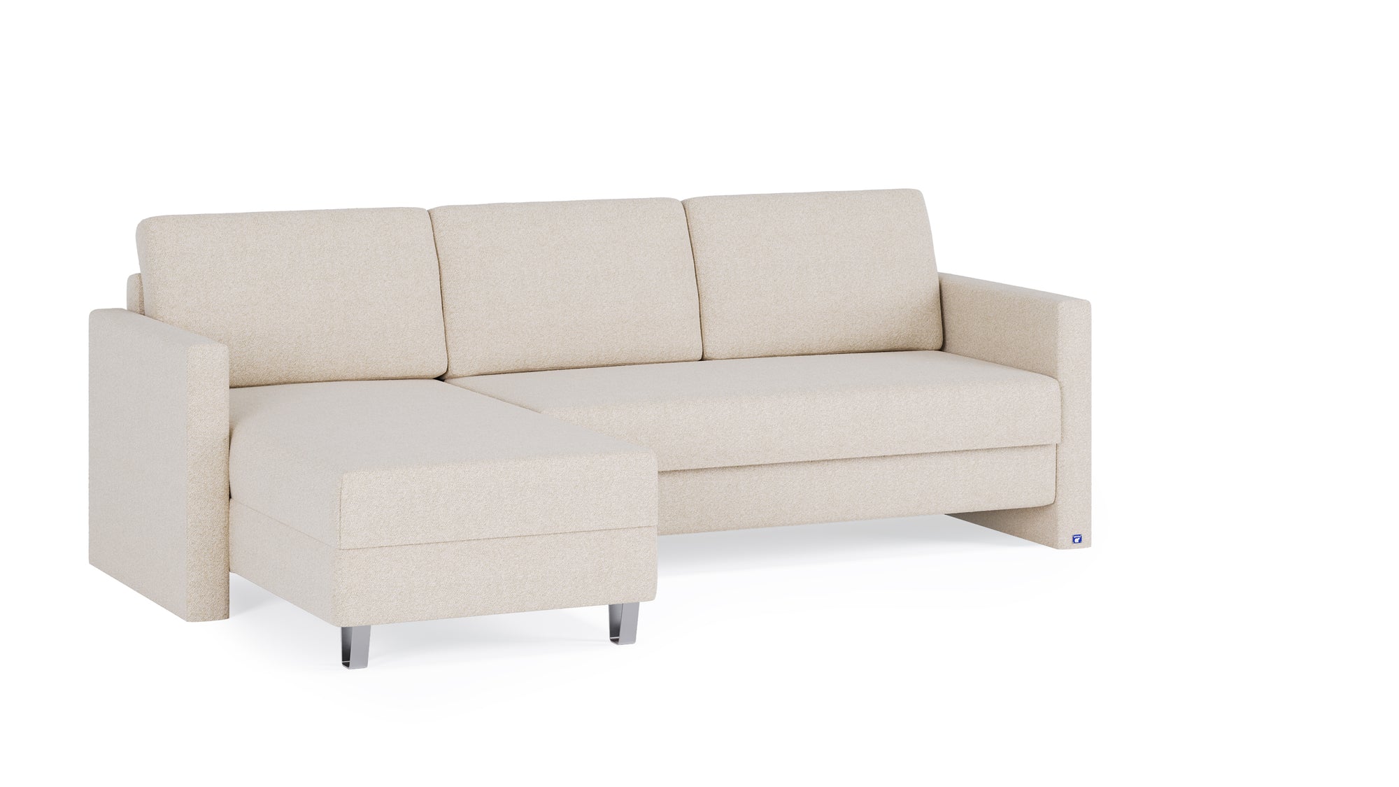 Schlafsofa von Bruno – 140 cm, in Glory Soft Beige