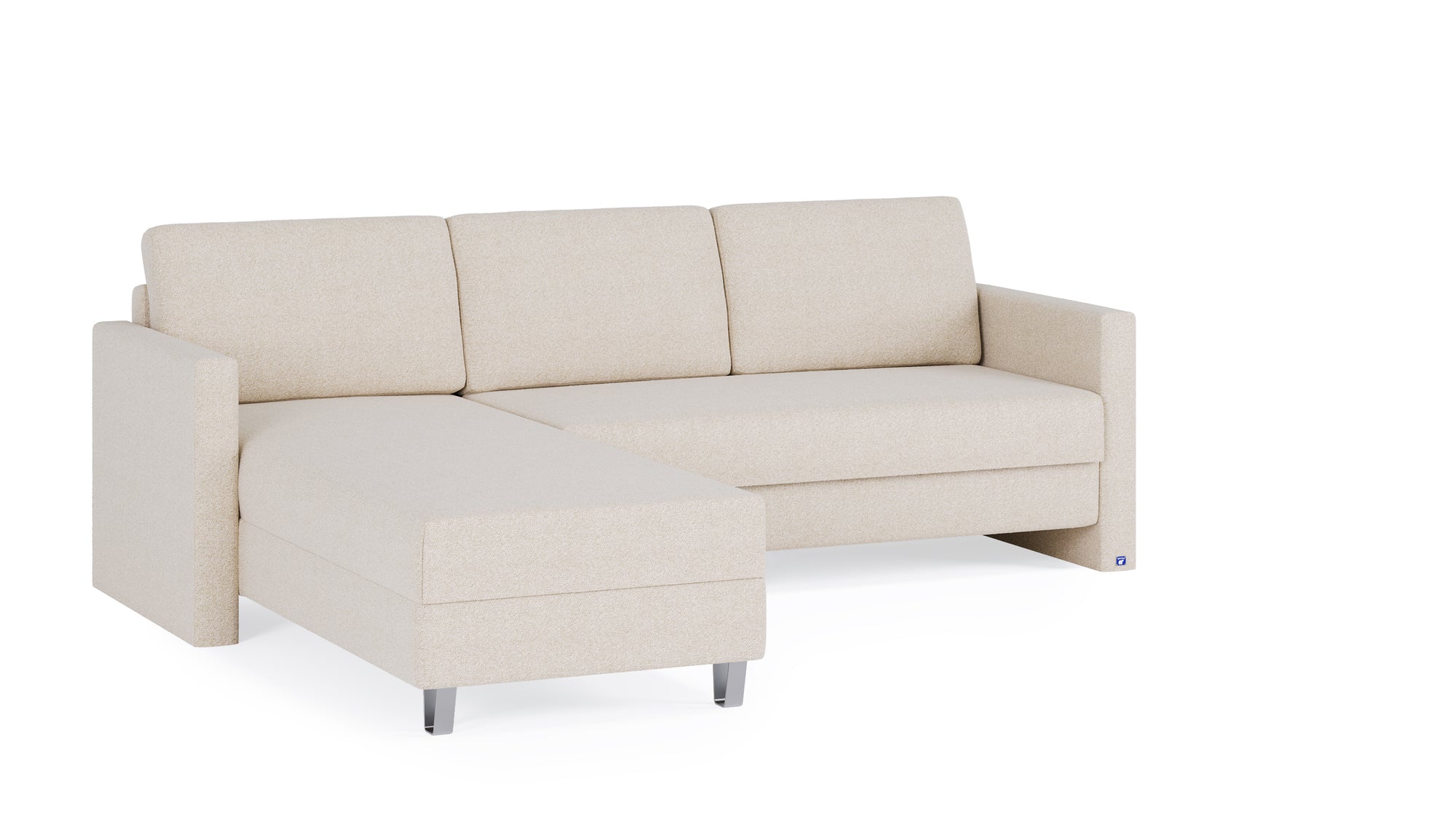 Schlafsofa von Bruno – 140 cm, in Glory Soft Beige