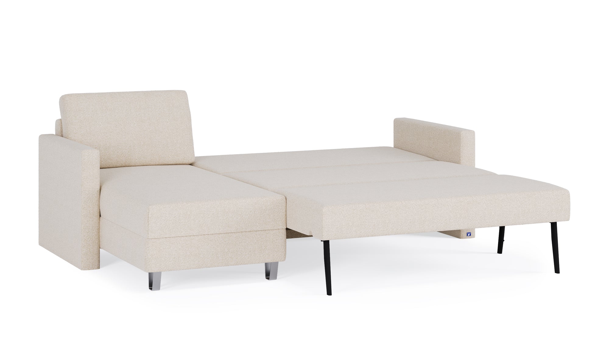 Schlafsofa von Bruno – 140 cm, in Glory Soft Beige