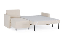 Schlafsofa von Bruno – 140 cm, in Glory Soft Beige