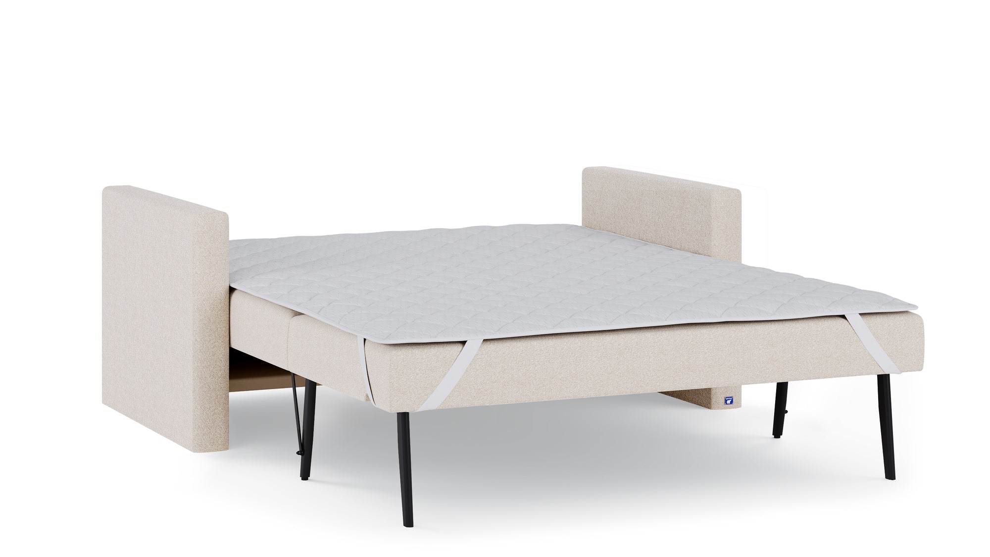 Schlafsofa von Bruno – 140 cm, in Glory Soft Beige