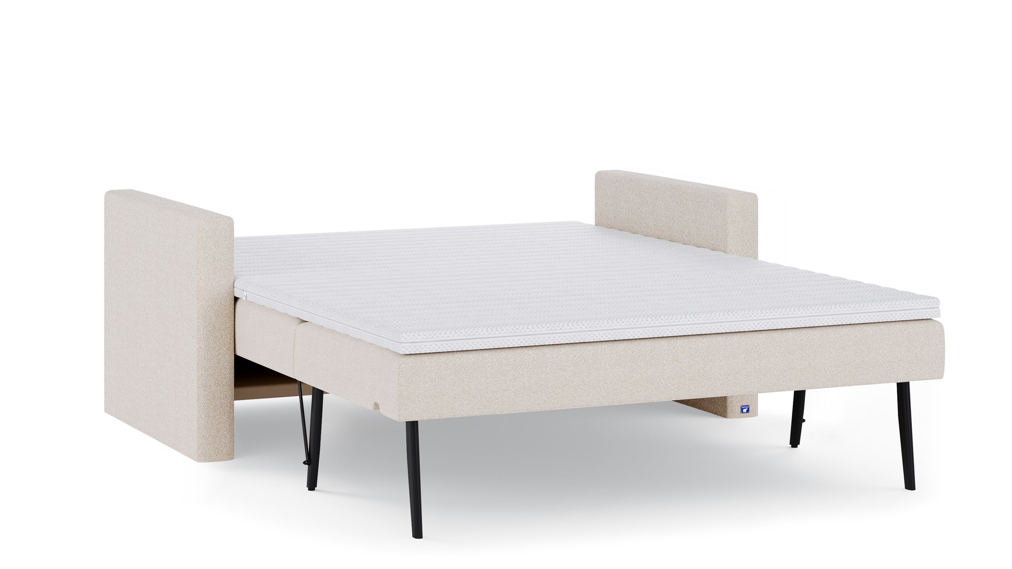 Schlafsofa von Bruno – 140 cm, in Glory Soft Beige