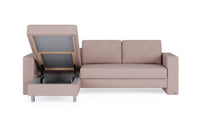 Schlafsofa von Bruno – 140 cm, in Glory Blush