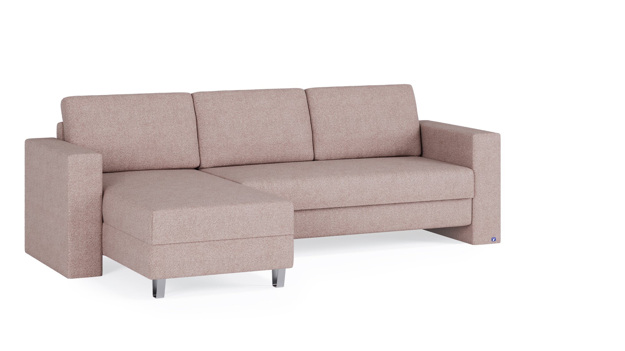 Schlafsofa von Bruno – 140 cm, in Glory Blush