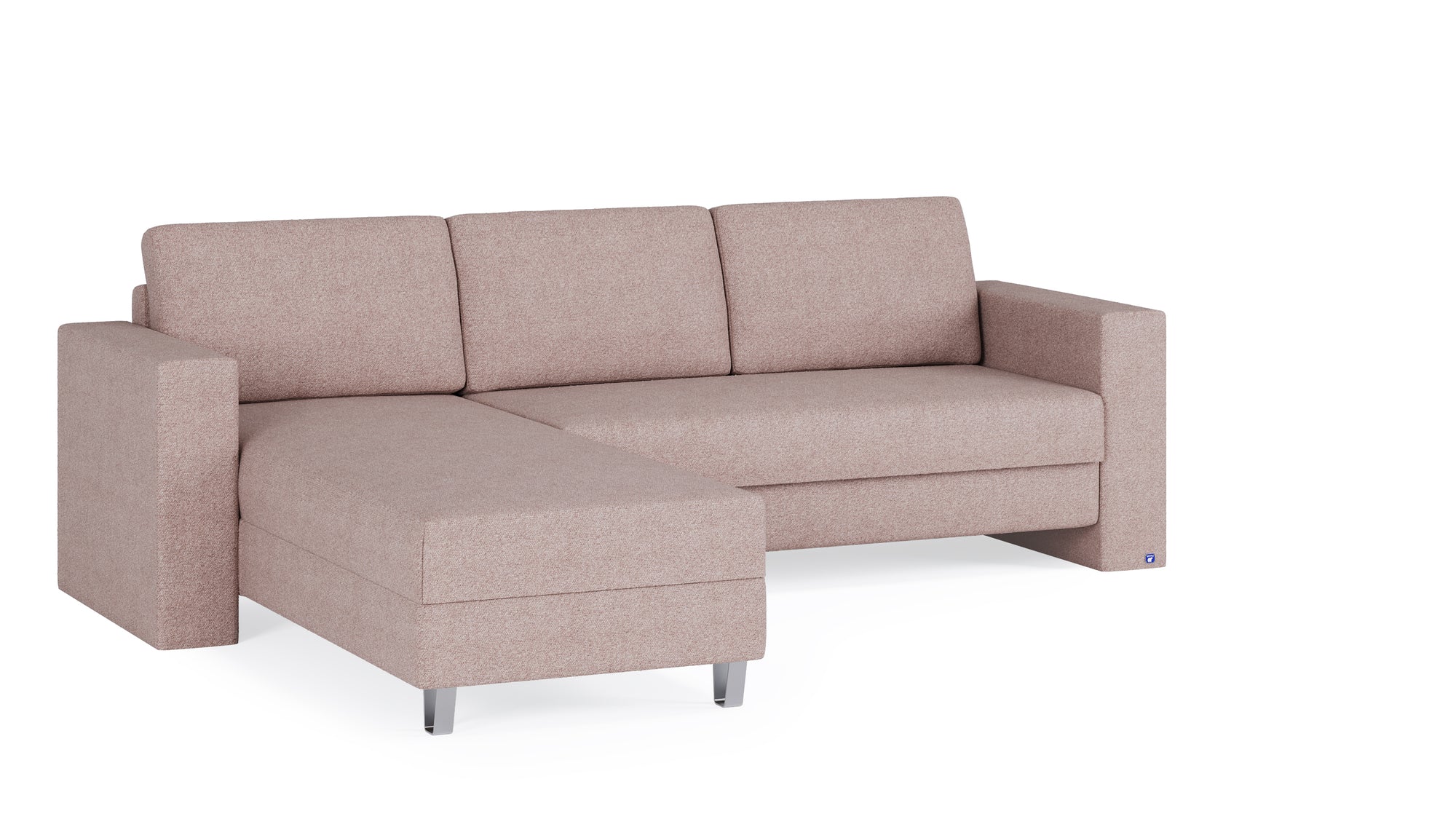 Schlafsofa von Bruno – 140 cm, in Glory Blush