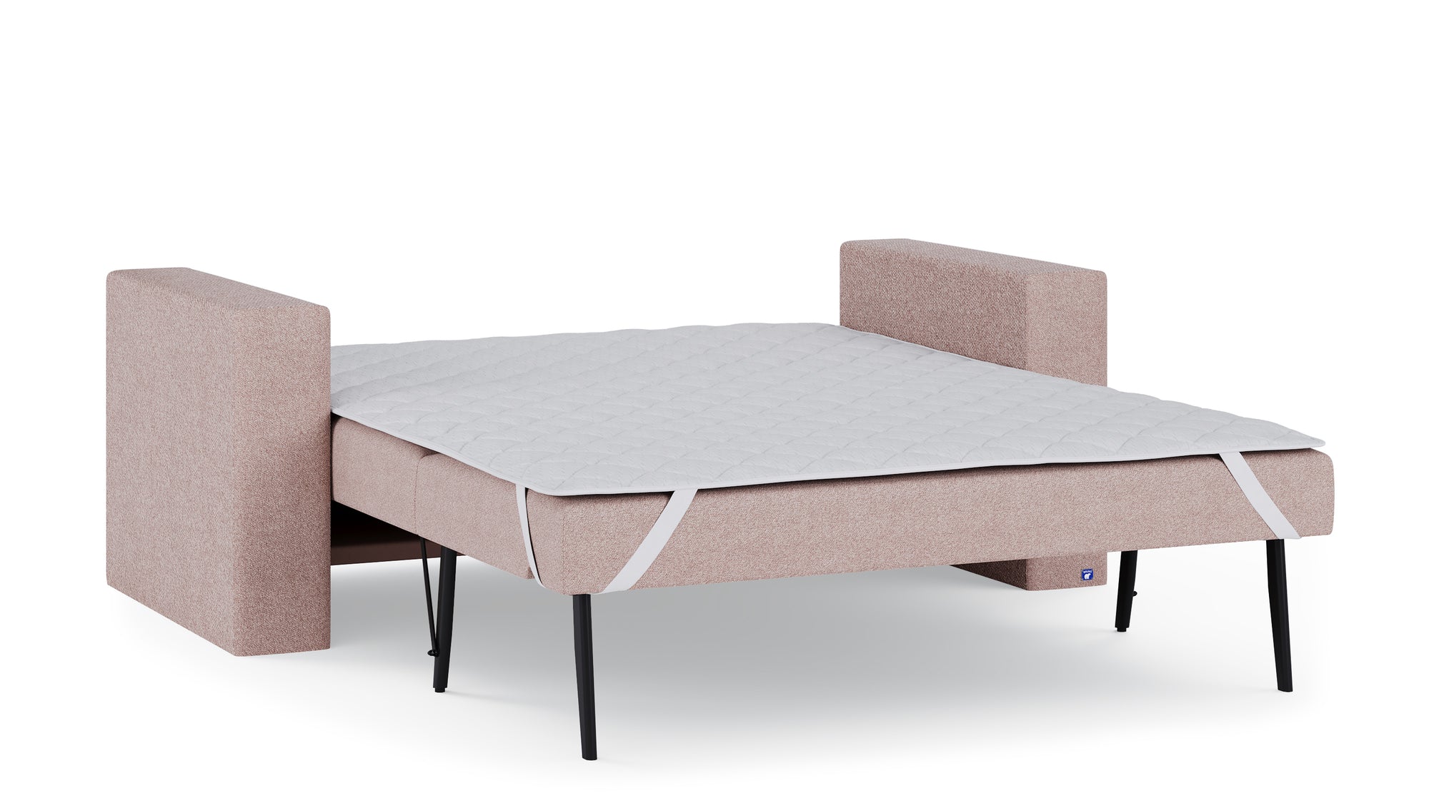 Schlafsofa von Bruno – 140 cm, in Glory Blush