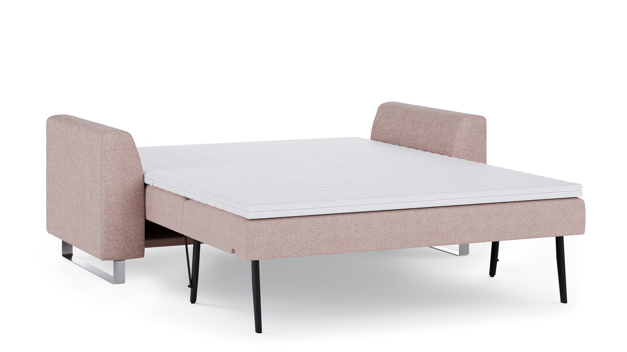 Schlafsofa von Bruno – 140 cm, in Glory Blush