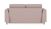 Schlafsofa von Bruno – 140 cm, in Glory Blush, Metallfüße