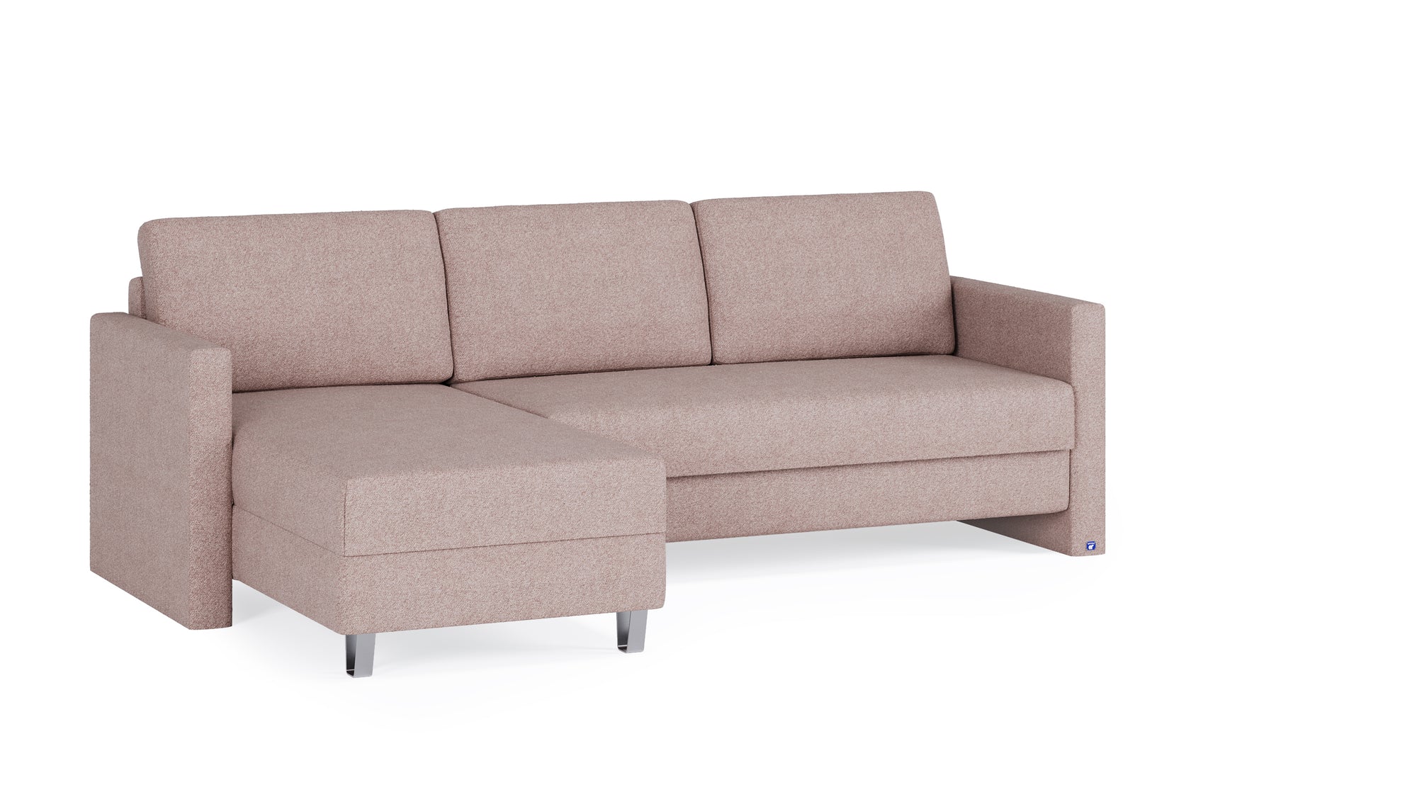 Schlafsofa von Bruno – 140 cm, in Glory Blush