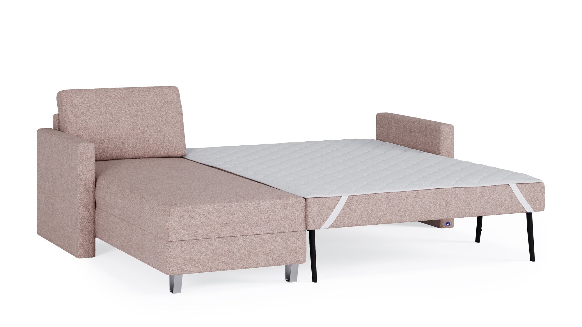 Schlafsofa von Bruno – 140 cm, in Glory Blush