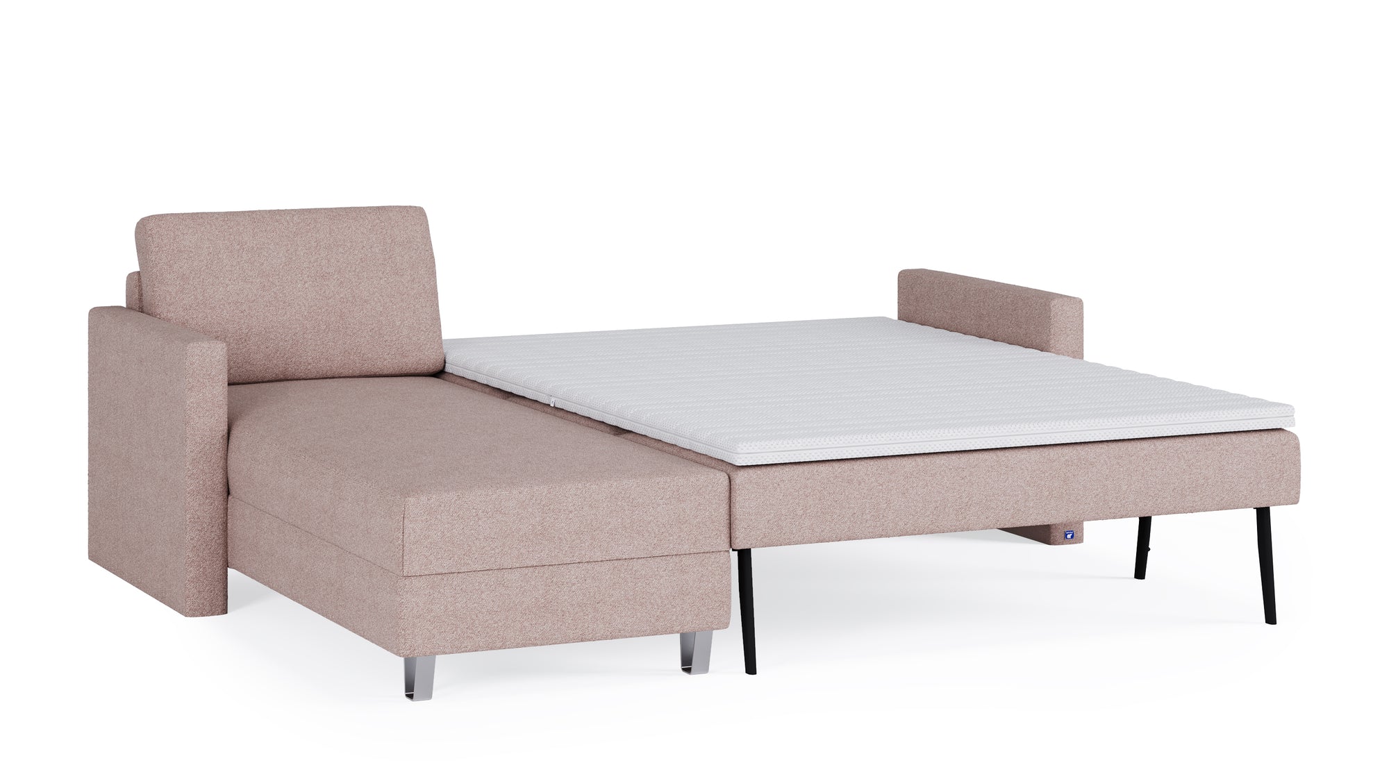 Schlafsofa von Bruno – 140 cm, in Glory Blush