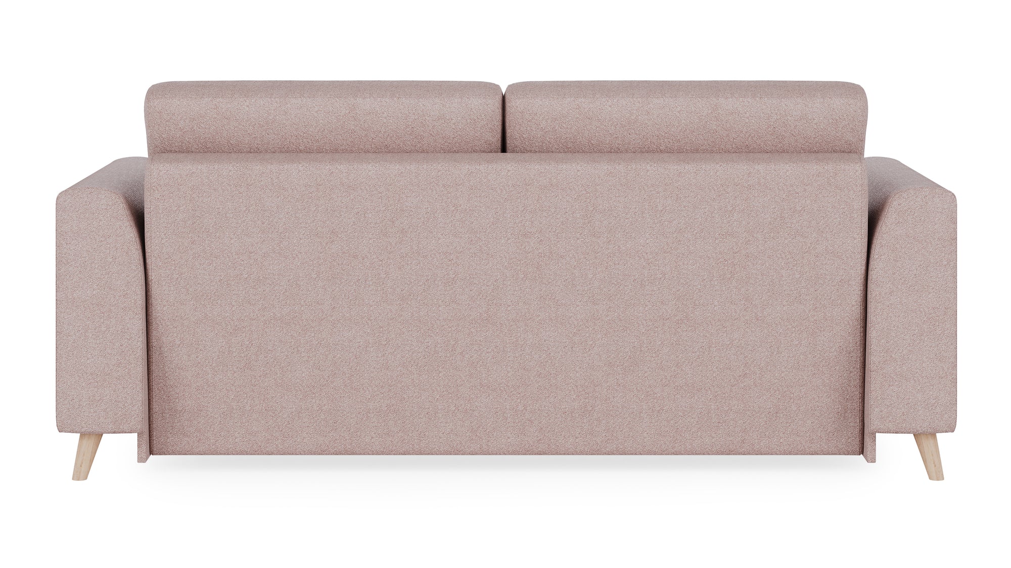 Schlafsofa von Bruno – 160 cm, in Glory Blush, Holzfüße