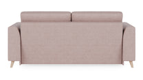 Schlafsofa von Bruno – 160 cm, in Glory Blush, Holzfüße