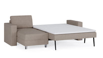 Schlafsofa von Bruno – 140 cm, in Glory Taupe