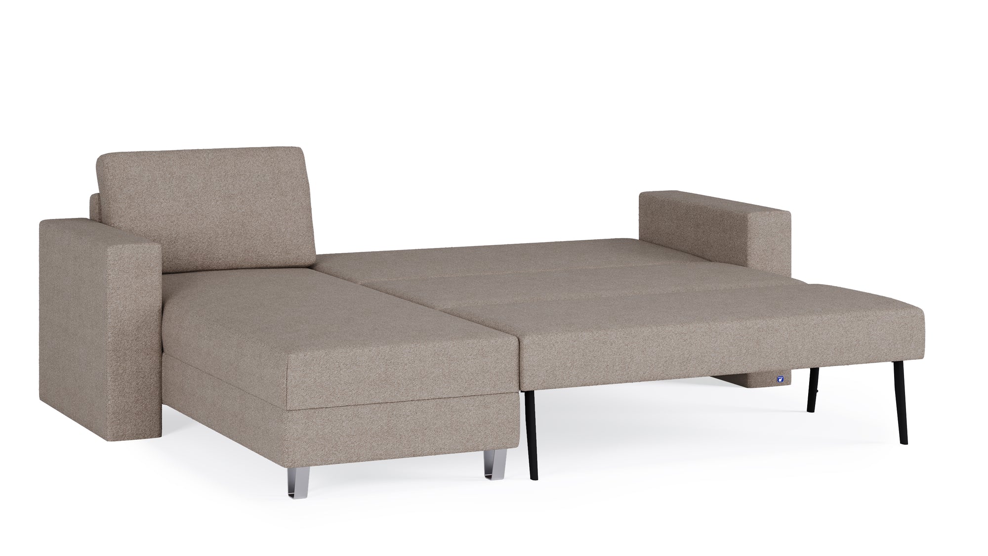 Schlafsofa von Bruno – 140 cm, in Glory Taupe