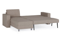 Schlafsofa von Bruno – 140 cm, in Glory Taupe