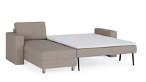 Schlafsofa von Bruno – 140 cm, in Glory Taupe