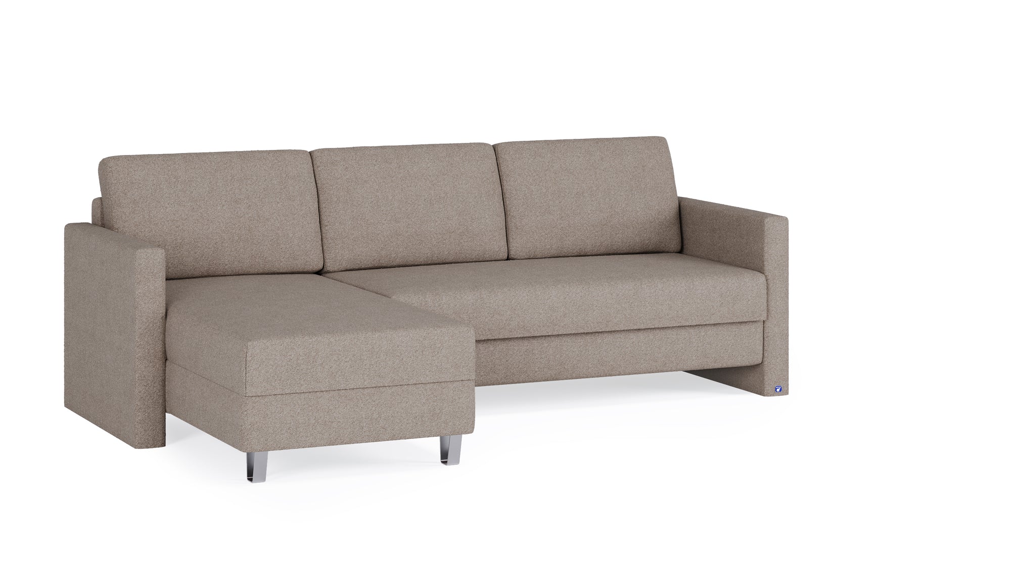 Schlafsofa von Bruno – 140 cm, in Glory Taupe