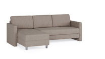 Schlafsofa von Bruno – 140 cm, in Glory Taupe
