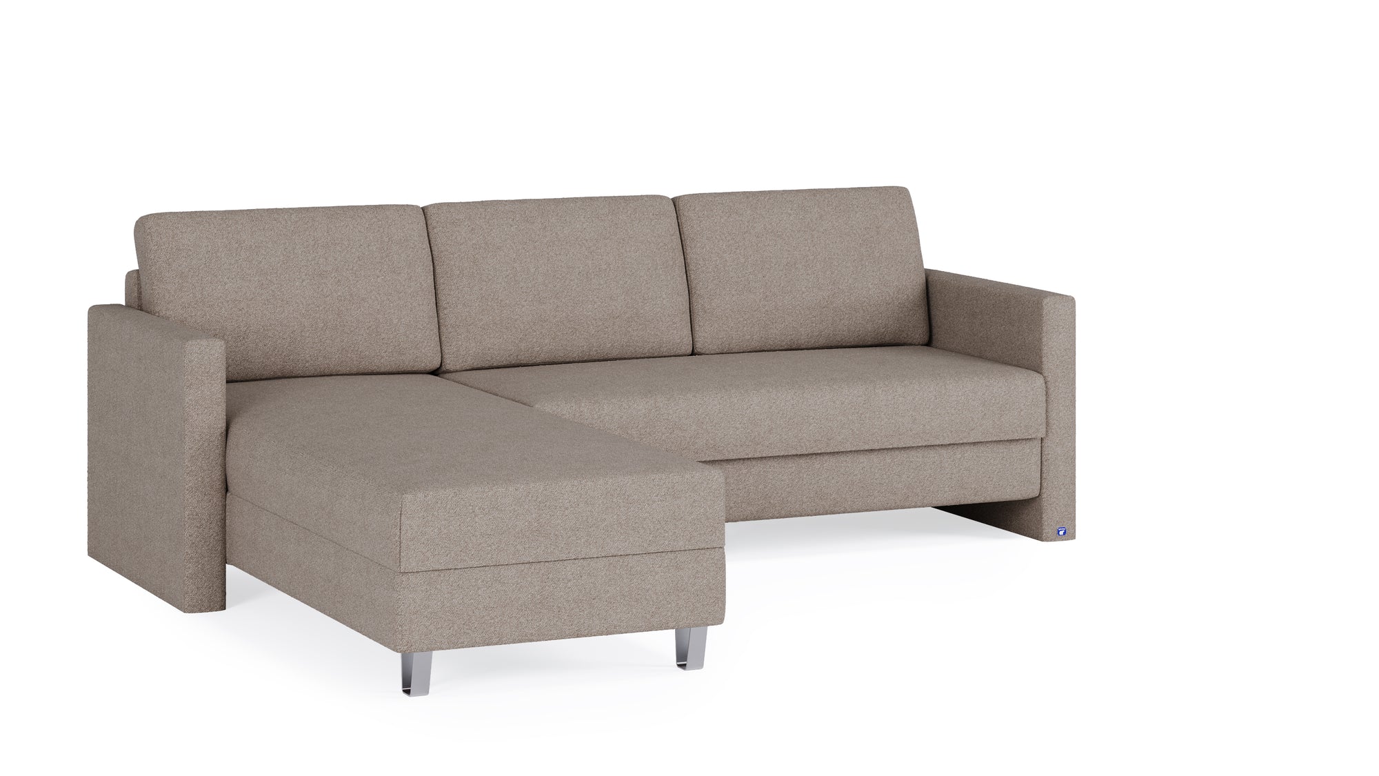 Schlafsofa von Bruno – 140 cm, in Glory Taupe