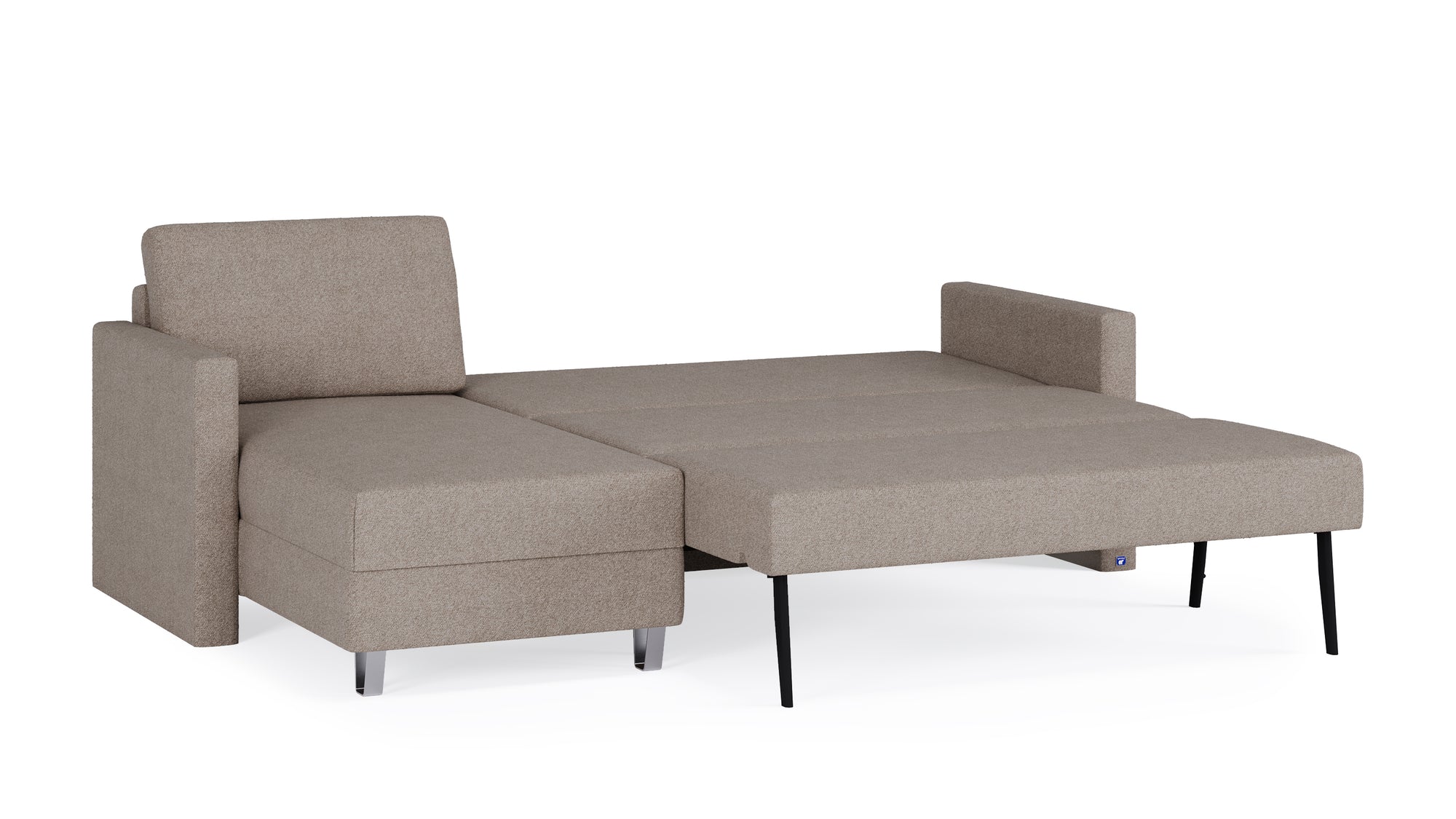 Schlafsofa von Bruno – 140 cm, in Glory Taupe