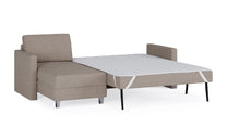 Schlafsofa von Bruno – 140 cm, in Glory Taupe