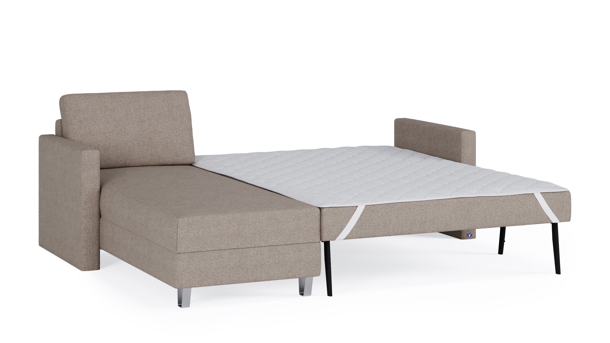 Schlafsofa von Bruno – 140 cm, in Glory Taupe