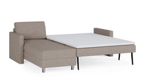 Schlafsofa von Bruno – 140 cm, in Glory Taupe