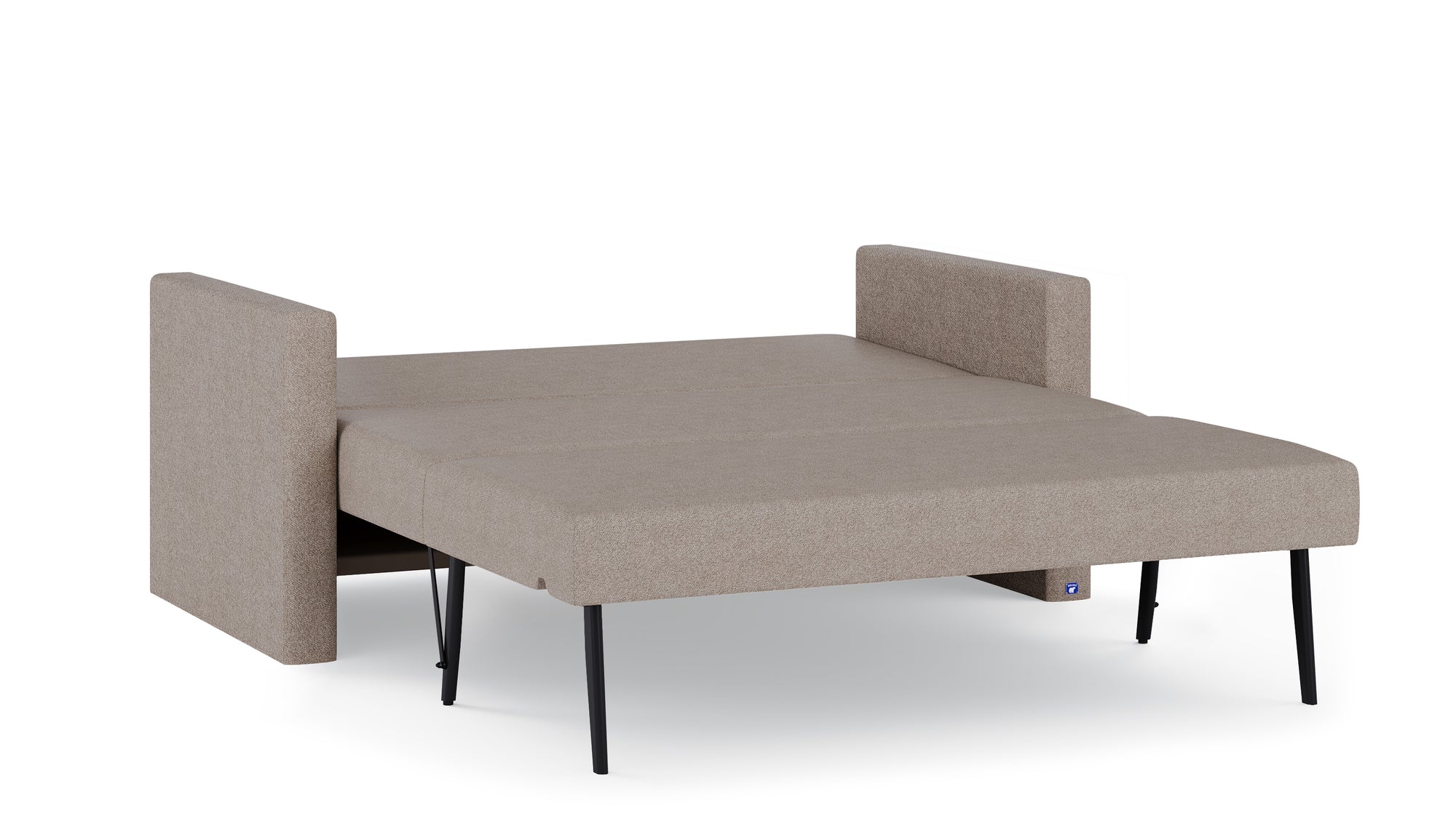 Schlafsofa von Bruno – 140 cm, in Glory Taupe