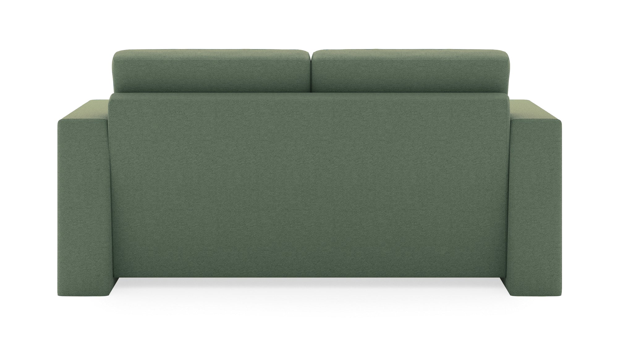 Schlafsofa von Bruno – 140 cm, in Grün