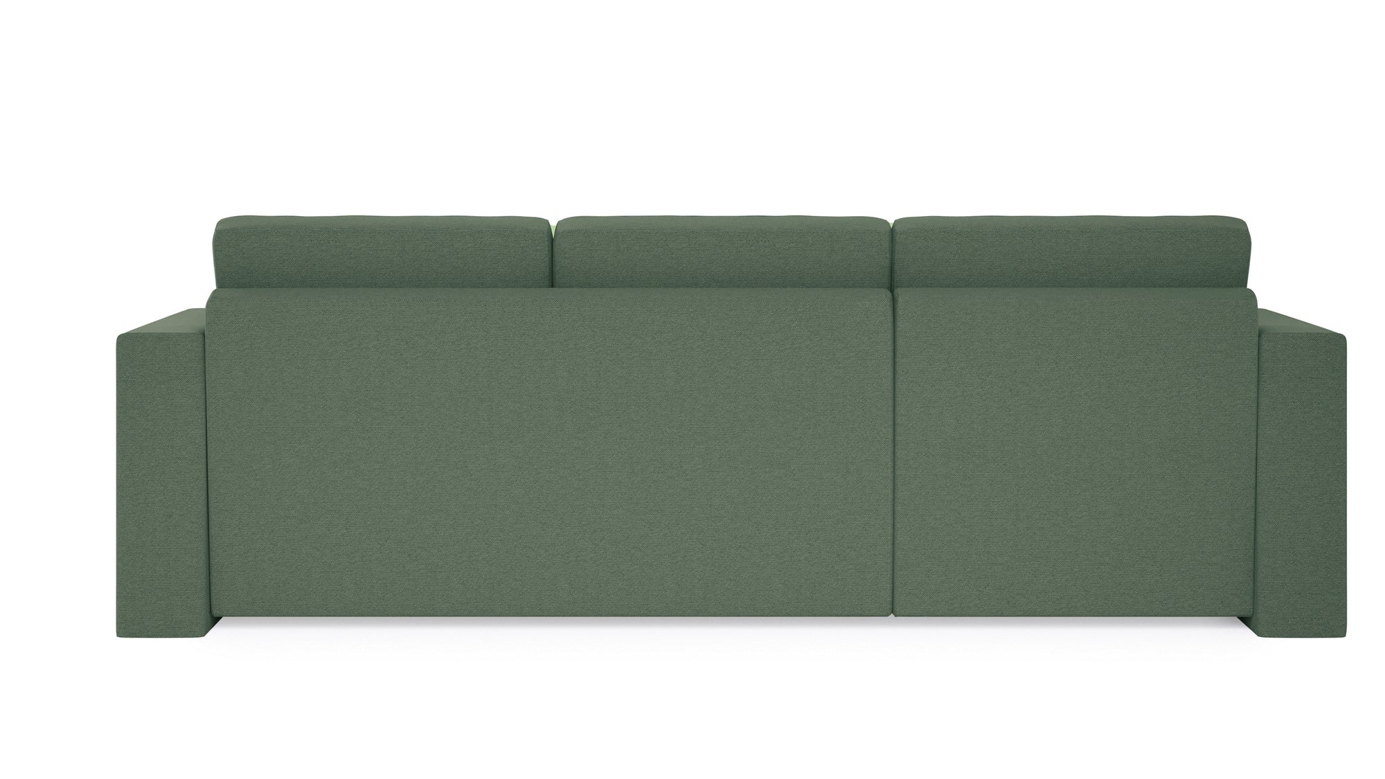 Schlafsofa von Bruno – 140 cm, in Grün