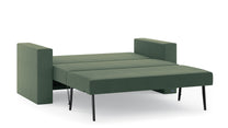 Schlafsofa von Bruno – 140 cm, in Grün