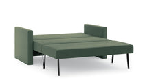 Schlafsofa von Bruno – 140 cm, in Grün