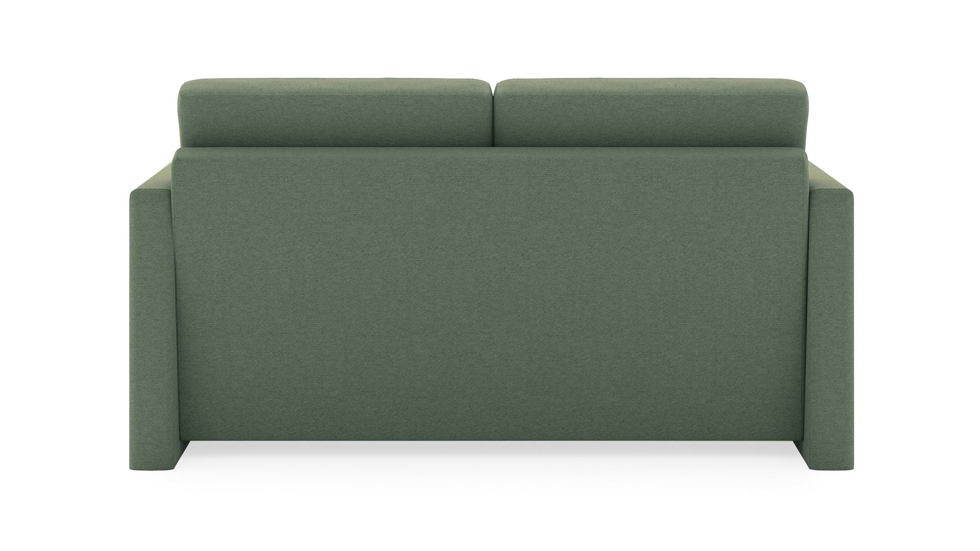 Schlafsofa von Bruno – 140 cm, in Grün