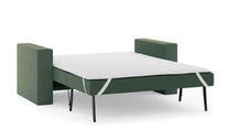 Schlafsofa von Bruno – 140 cm, in Grün