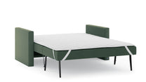 Schlafsofa von Bruno – 140 cm, in Grün