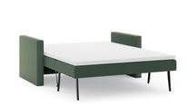 Schlafsofa von Bruno – 140 cm, in Grün