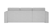 Schlafsofa von Bruno – 140 cm, in Hellgrau