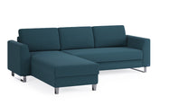 Schlafsofa von Bruno – 140 cm, in Türkis