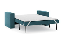 Schlafsofa von Bruno – 140 cm, in Türkis