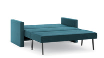 Schlafsofa von Bruno – 140 cm, in Türkis