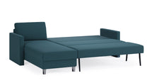 Schlafsofa von Bruno – 160 cm, in Türkis