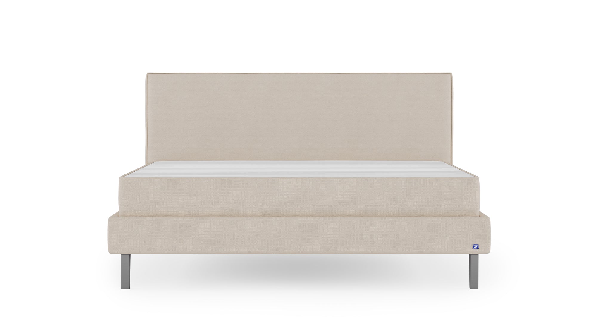 Polsterbett von Bruno – in Beige