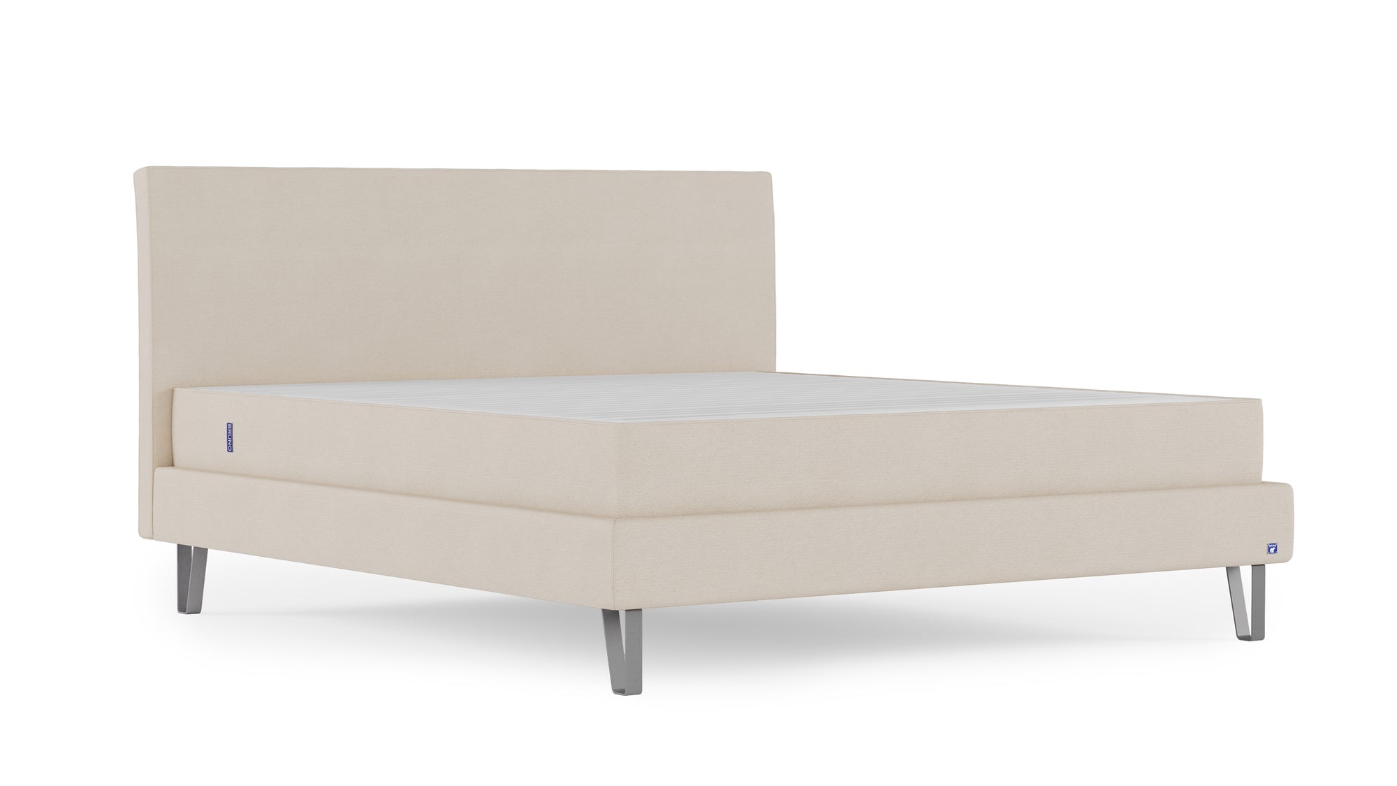 Polsterbett von Bruno – in Beige