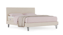 Polsterbett von Bruno – in Beige