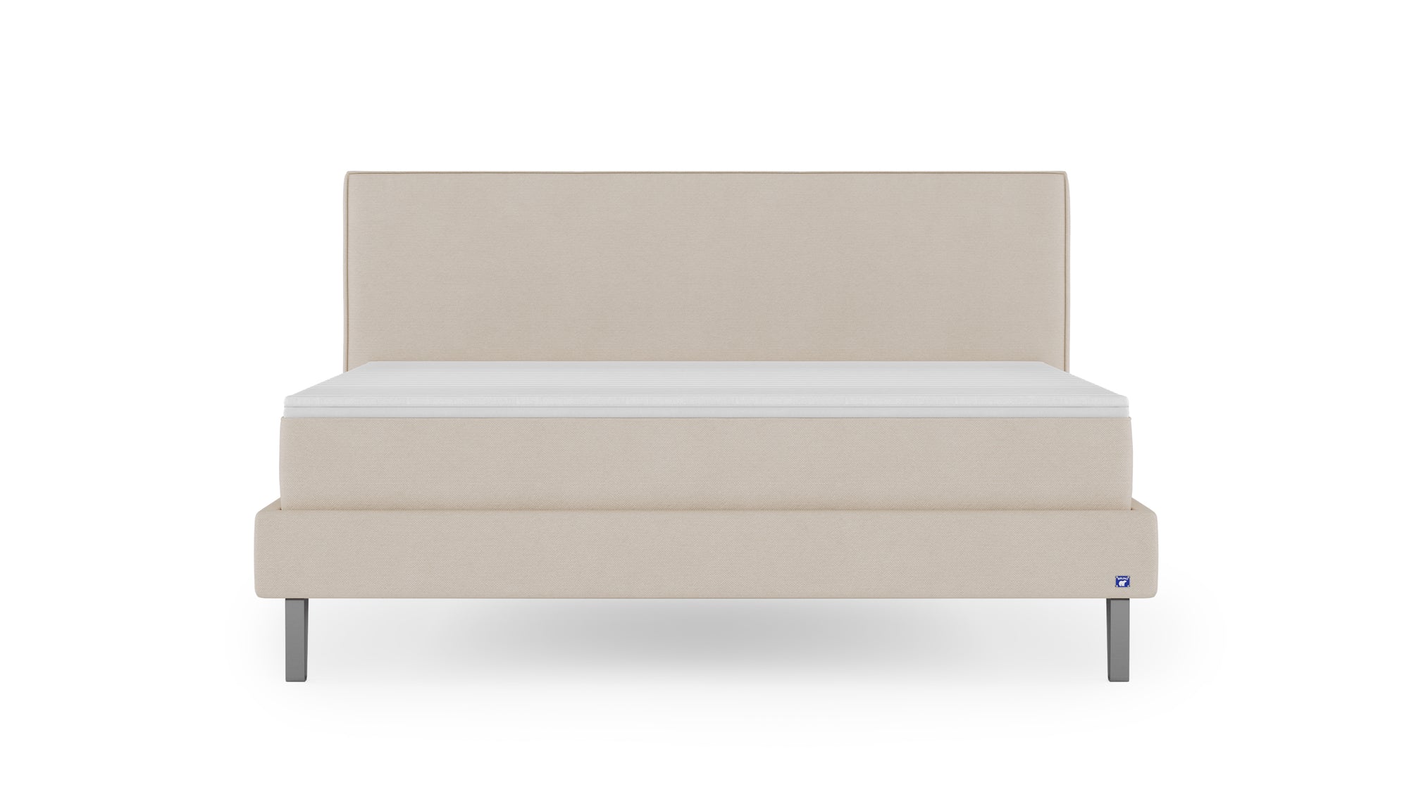 Polsterbett von Bruno – in Beige